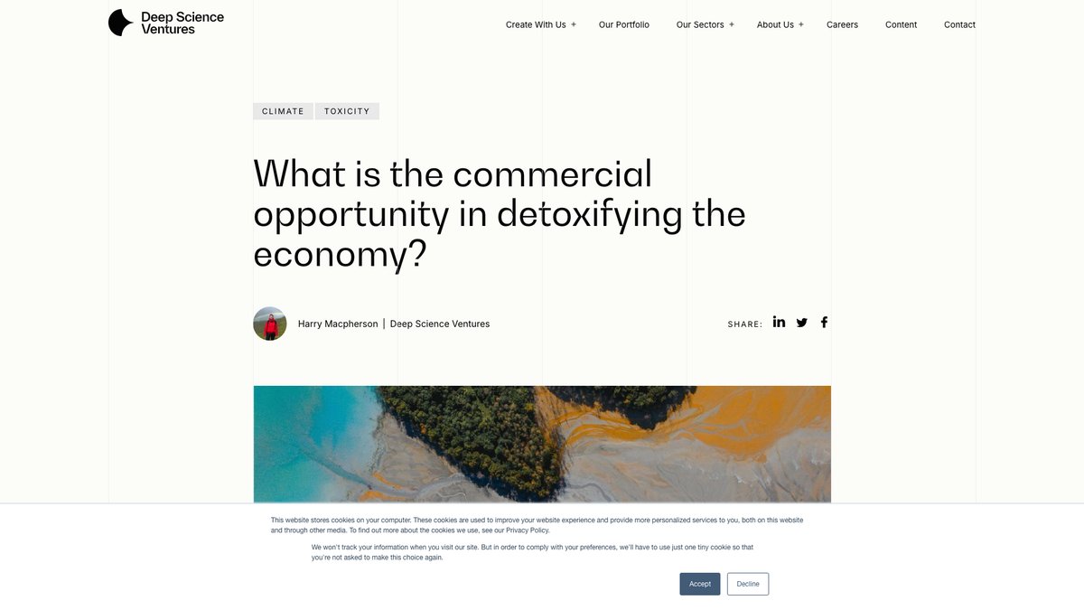 Deep Science Ventures article screenshot